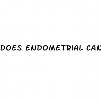 does endometrial cancer cause weight loss