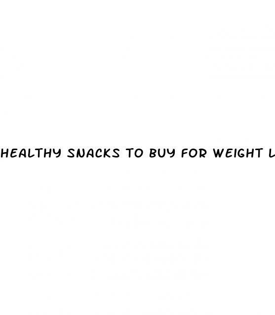 healthy snacks to buy for weight loss