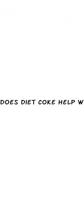 does diet coke help with weight loss