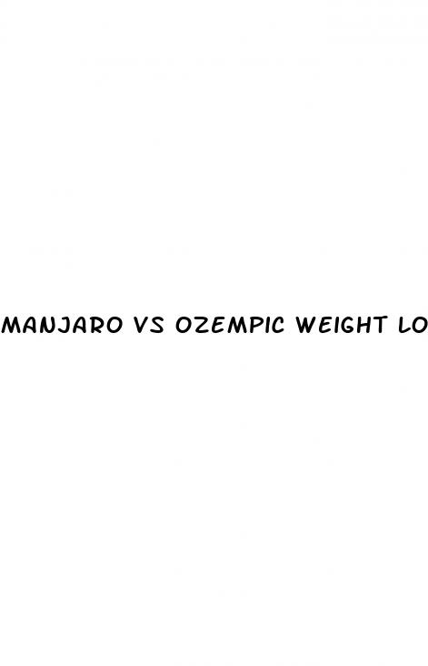 manjaro vs ozempic weight loss