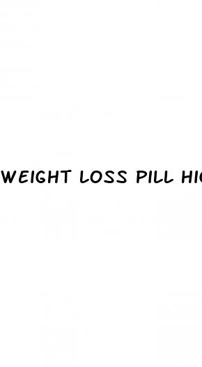 weight loss pill high