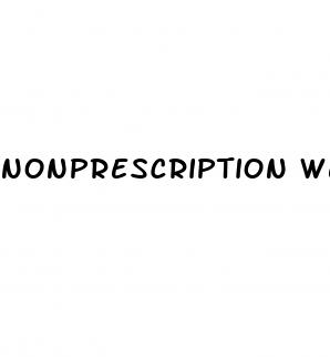 nonprescription weight loss pills