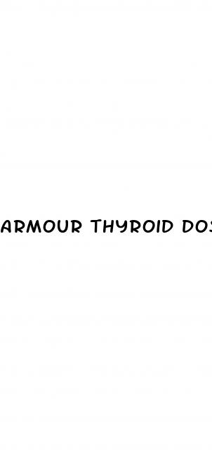 armour thyroid dosage for weight loss