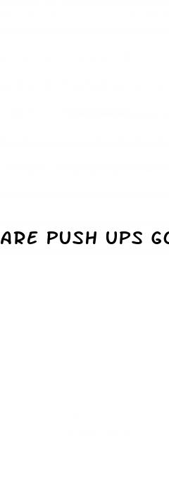 are push ups good for weight loss