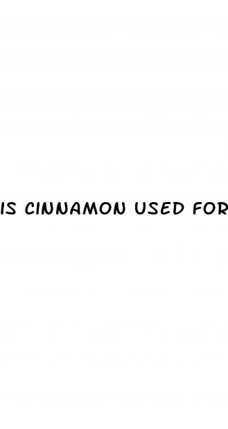 is cinnamon used for weight loss