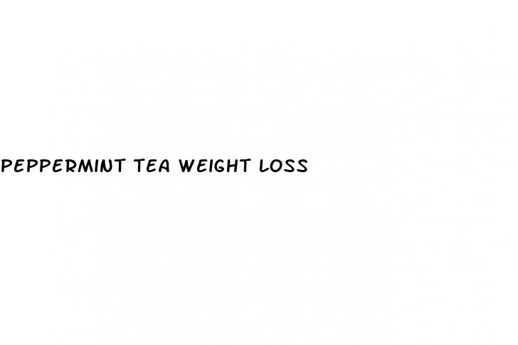 peppermint tea weight loss