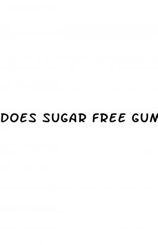 does sugar free gum help weight loss