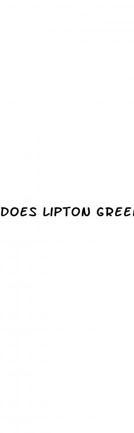 does lipton green tea help with weight loss