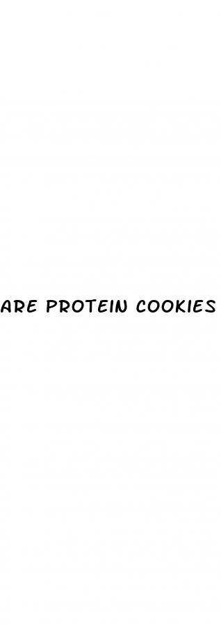 are protein cookies good for weight loss