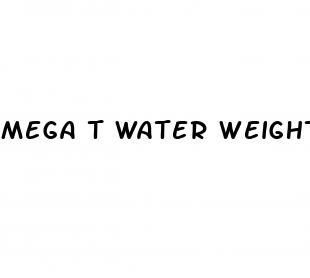mega t water weight loss pill side effects