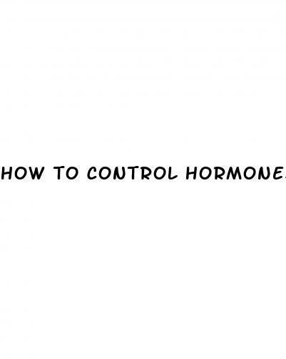 how to control hormones for weight loss