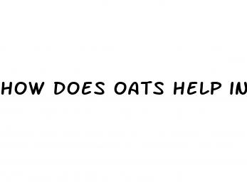 how does oats help in weight loss