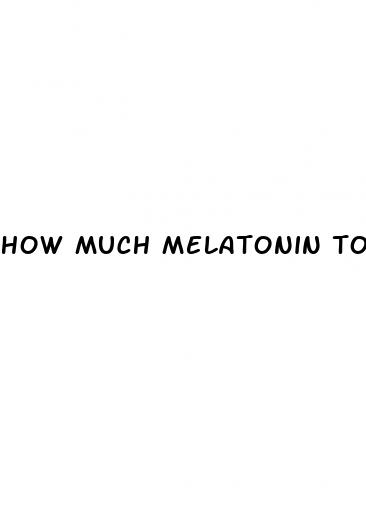 how much melatonin to take for weight loss