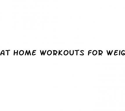 at home workouts for weight loss