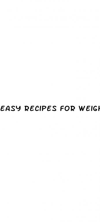 easy recipes for weight loss