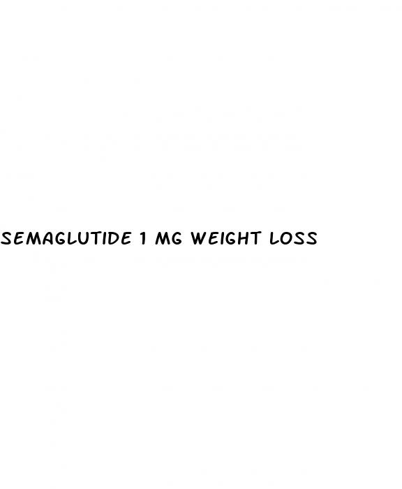 semaglutide 1 mg weight loss