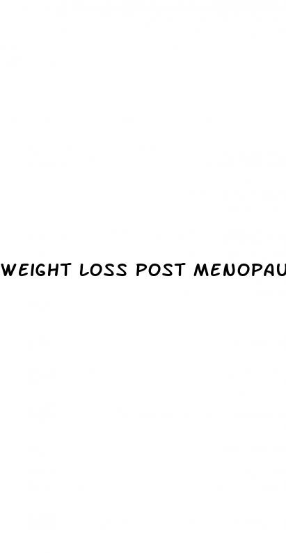 weight loss post menopause