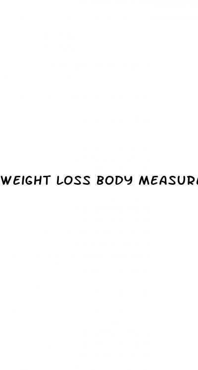 weight loss body measurements