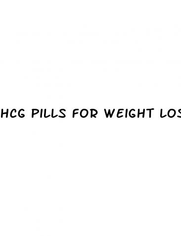 hcg pills for weight loss