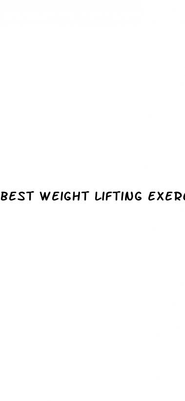 best weight lifting exercises for weight loss