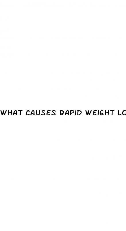what causes rapid weight loss and stomach pain