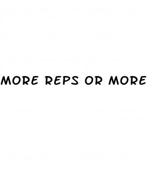 more reps or more weight for fat loss