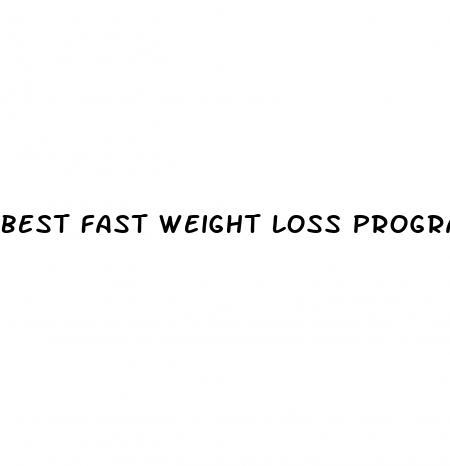 best fast weight loss program