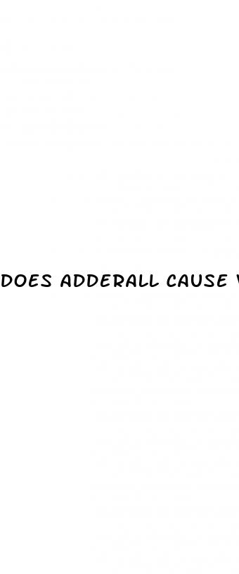 does adderall cause weight loss in adults