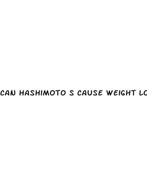 can hashimoto s cause weight loss