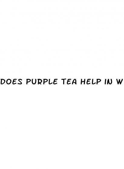 does purple tea help in weight loss