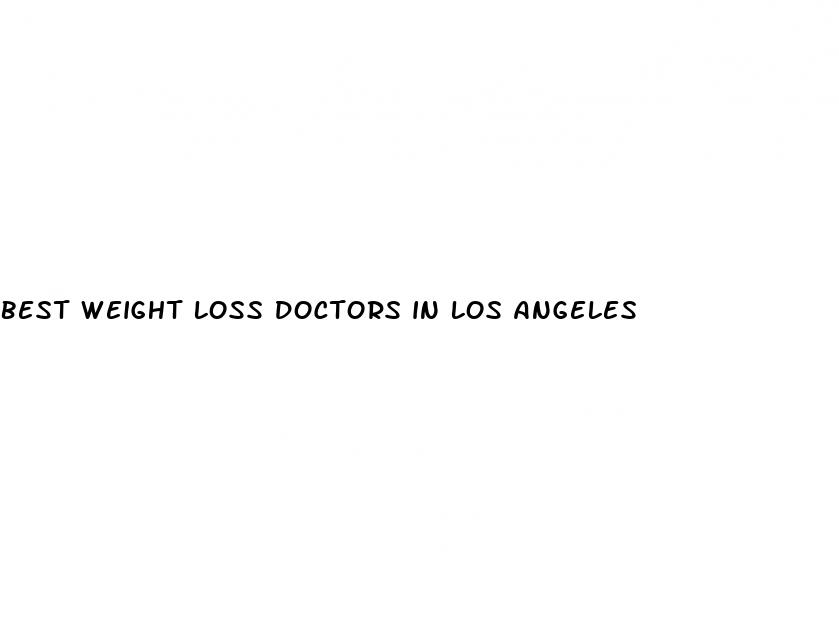 best weight loss doctors in los angeles