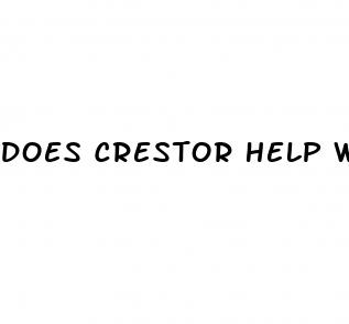 does crestor help with weight loss