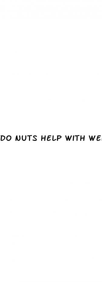 do nuts help with weight loss