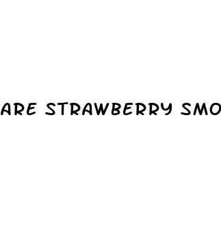 are strawberry smoothies good for weight loss