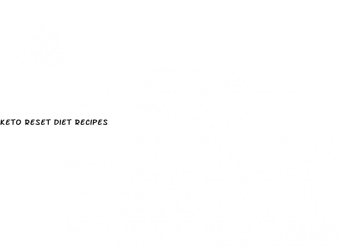 keto reset diet recipes