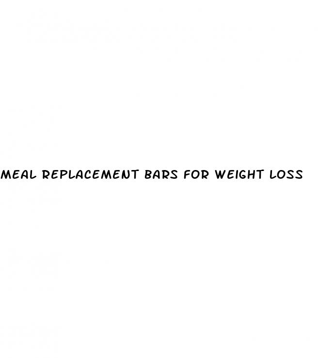 meal replacement bars for weight loss