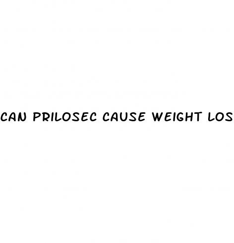 can prilosec cause weight loss