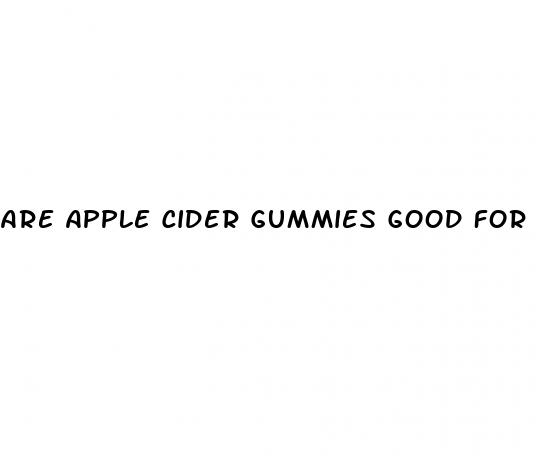 are apple cider gummies good for weight loss