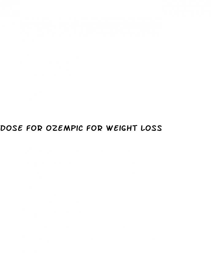 dose for ozempic for weight loss