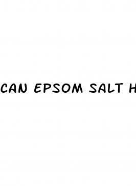 can epsom salt help with weight loss