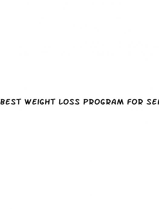 best weight loss program for seniors