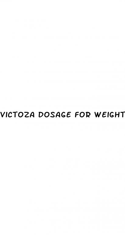 victoza dosage for weight loss