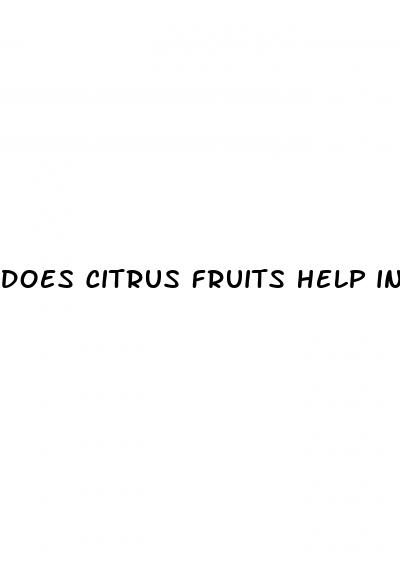 does citrus fruits help in weight loss