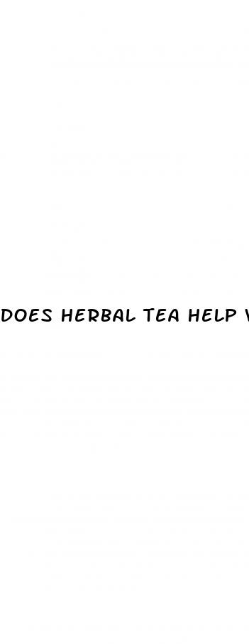 does herbal tea help weight loss