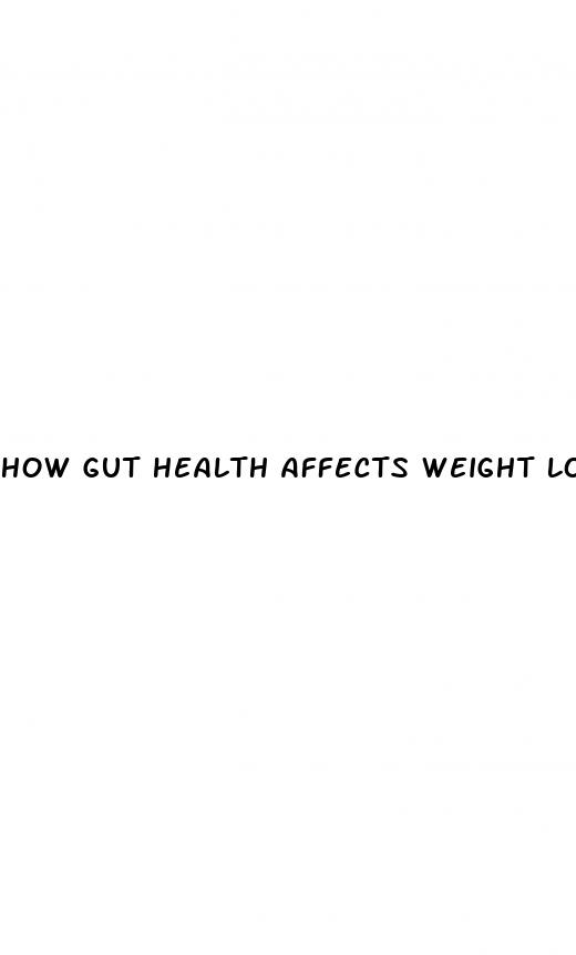 how gut health affects weight loss