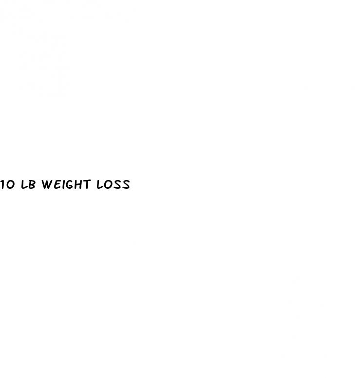 10 lb weight loss