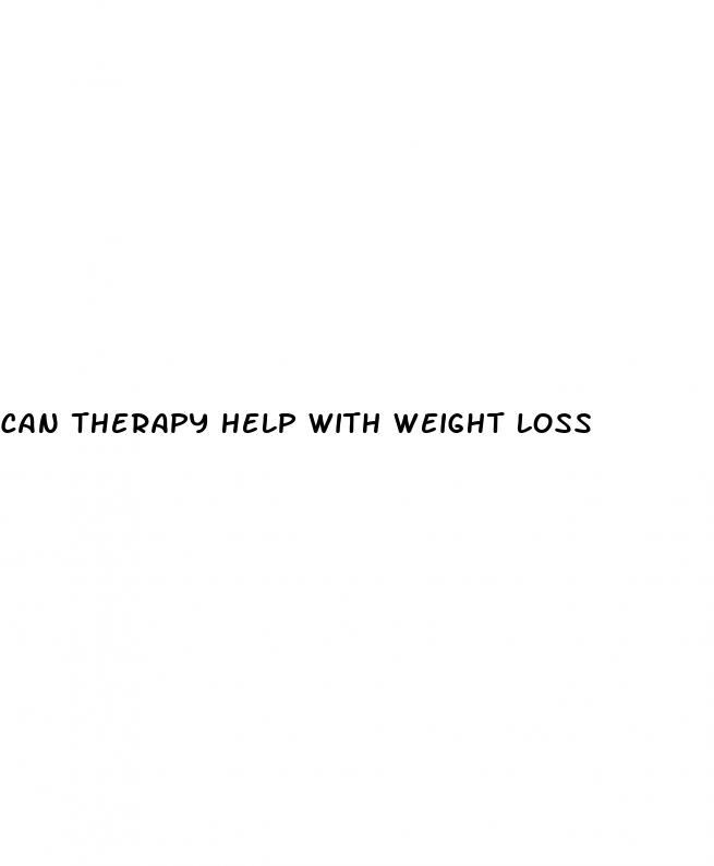 can therapy help with weight loss