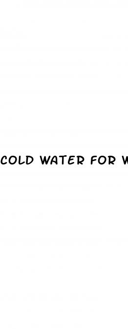 cold water for weight loss