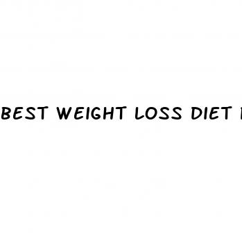 best weight loss diet plan