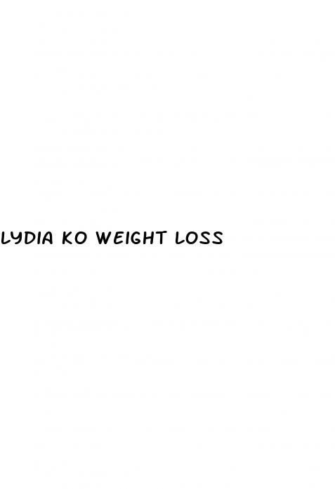 lydia ko weight loss
